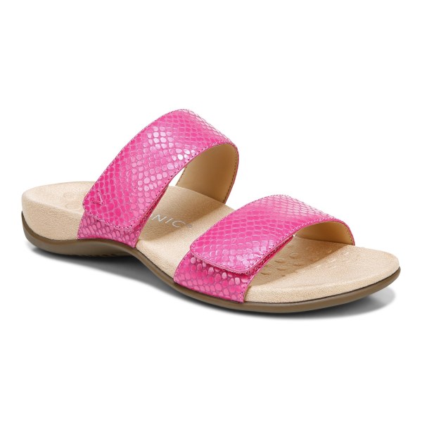 Vionic Sandals Ireland - Randi Slide Sandal Pink - Womens Shoes Discount | VGOMJ-5401